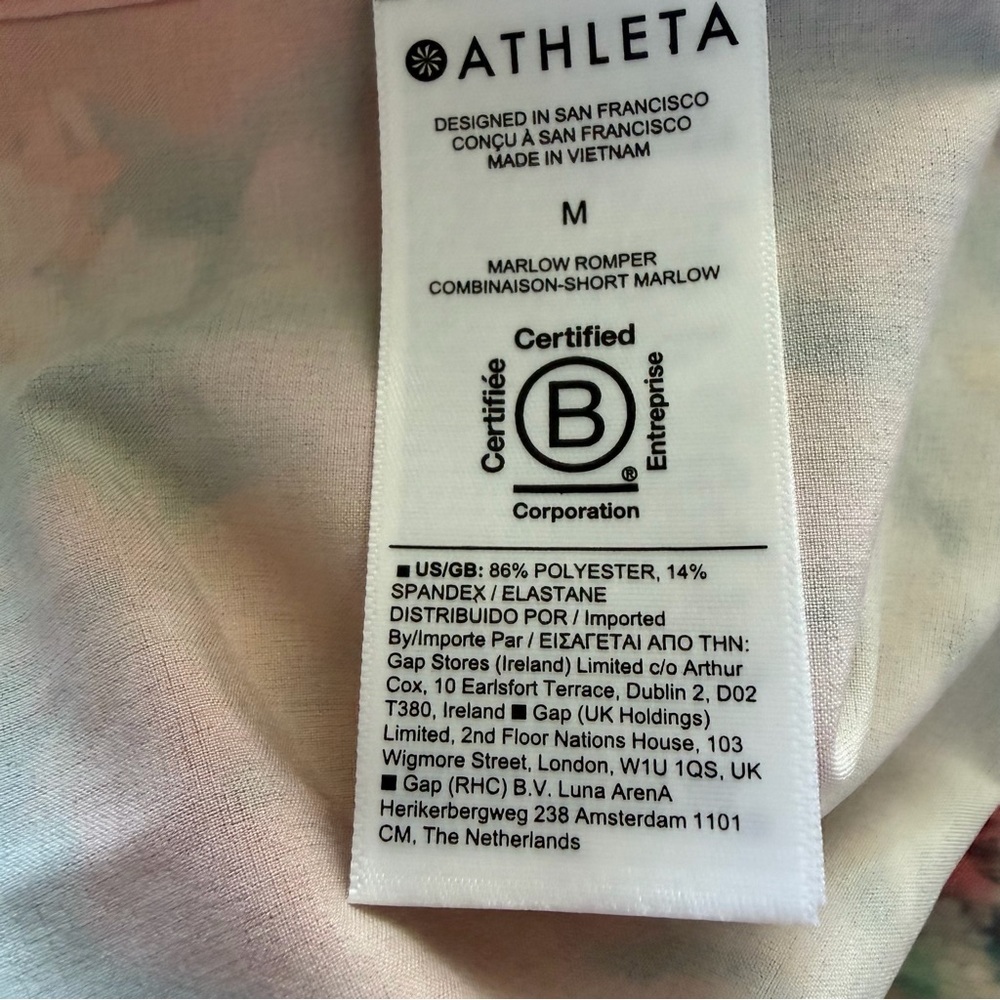 Athleta Marlow Romper is a sleeveless, floral-print playsuit - Picture 8 of 9